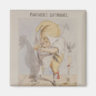 Aimant Imaginaires satiriques, caricature d'Adolphe