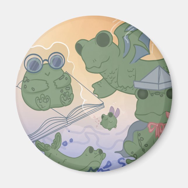 Aimant Imagination Grenouille magnétique (Devant)