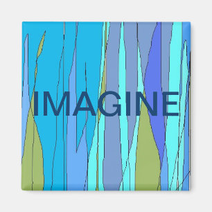 Aimant "Imagine/Blublu"