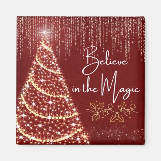 Aimant Imán de Refrigerador 'Believe in the Magic' (Devant)