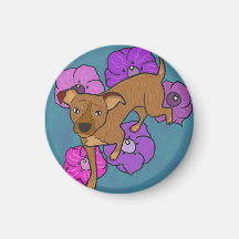 Imán pequeño con diseño Big dog