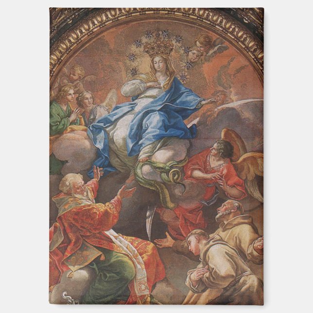 Aimant  Immaculate Conception of Mary (Recto)