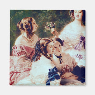 Aimant Impératrice Eugenie et ses dames dans l'attente