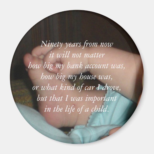 Aimant Important pour l'aimant enfant (Devant)