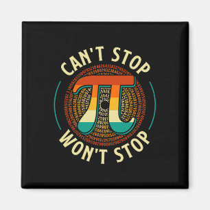 Aimant Impossible d'arrêter - Pi Day Math Lover Science P