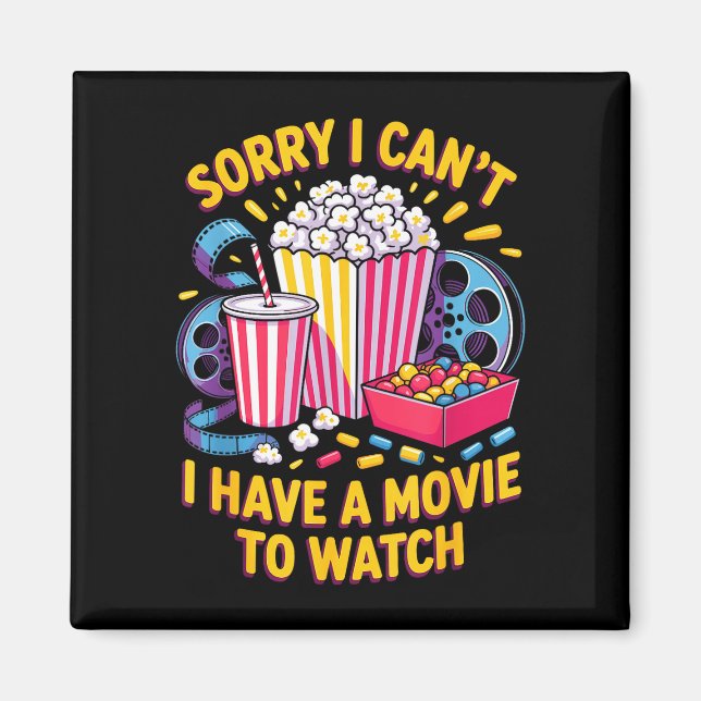 Aimant Impossible de déplacer un film pour regarder un fi (Devant)