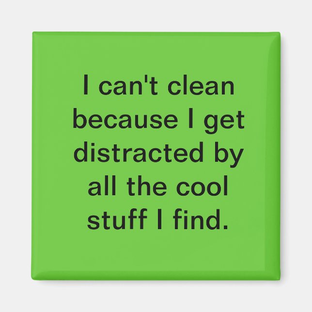 Aimant Impossible de nettoyer l'aimant (Devant)