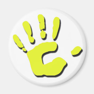 Aimant Impression à la main de l'enfant