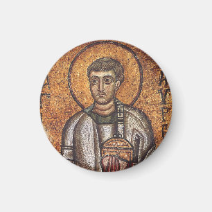 Aimant Impression d'art mosaïque orthodoxe Saint Laurent