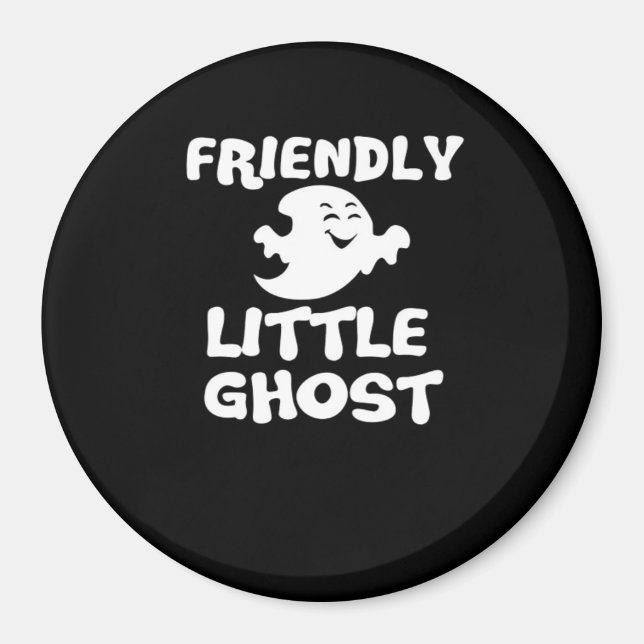 Aimant Impression de Halloween Little Boo  (Devant)