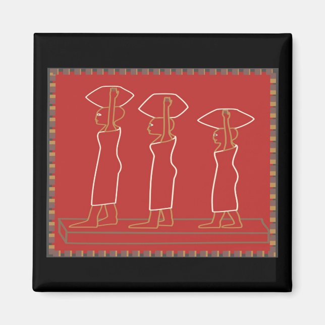 Aimant impression en bois #3 (Devant)