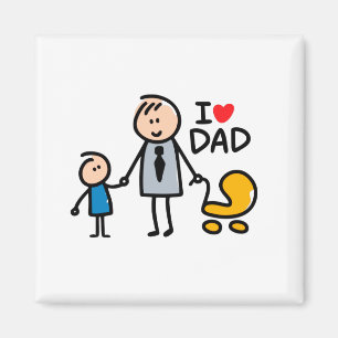 Aimant Impression Love Daddy