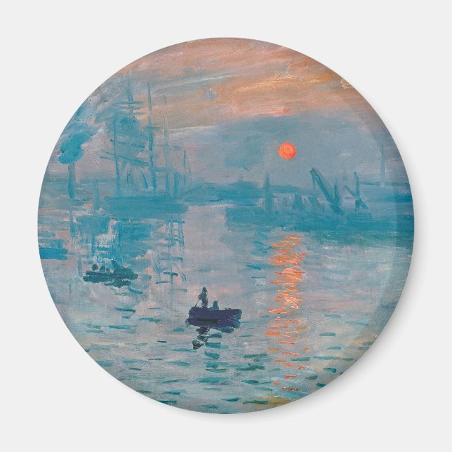 Aimant Impression Sunrise Claude Monet  (Devant)