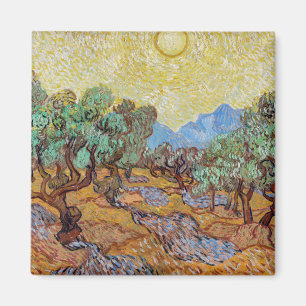 Aimant Impressionnisme Vincent Van Gogh Olive Trees Fameu