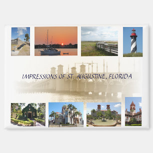 Aimant Impressions de St. Augustine, Floride