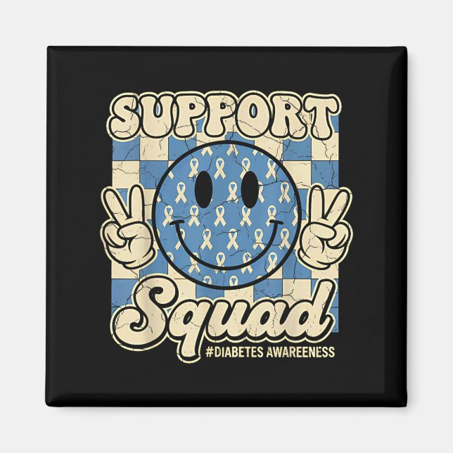 Aimant In November We Wear Blue Diabetes Awareness Suprt  (Devant)