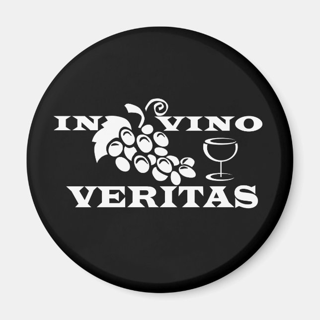 Aimant in vino veritas In Wine Il y a la vérité (Devant)