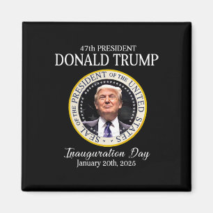 Aimant Inauguration du 47e président Donald Trump 2025 Pa
