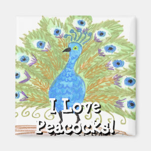 Aimant Inde Peacock, les yeux de Wendy C. Allen