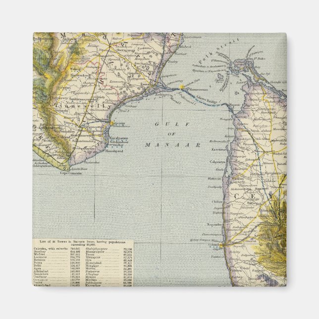 Aimant Inde, Sri Lanka (Devant)