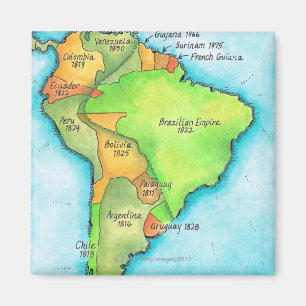Aimant Indépendance sud-américaine
