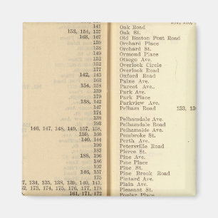 Aimant Index de la nouvelle Rochelle