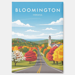 Aimant Indiana Bloomington Travel