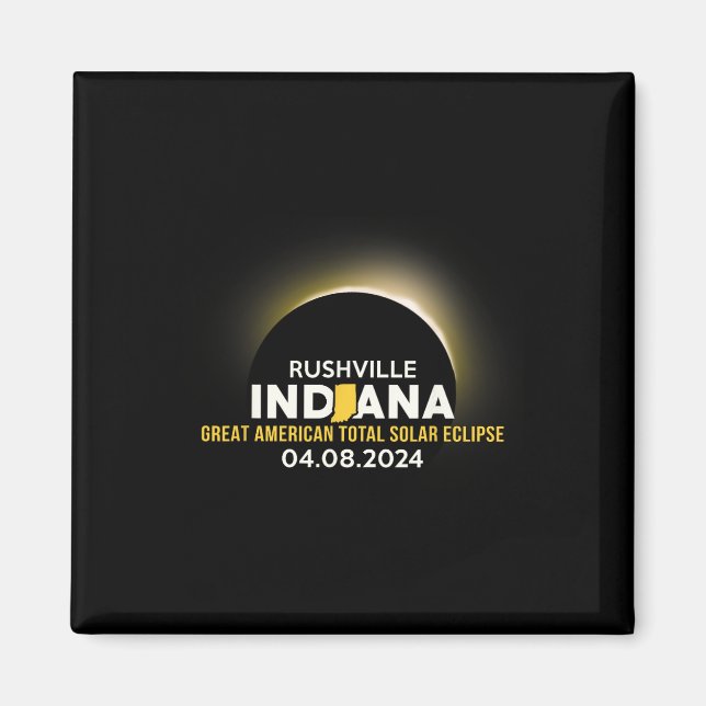 Aimant Indiana Dans Total Solaire Eclipse 2024 (Devant)