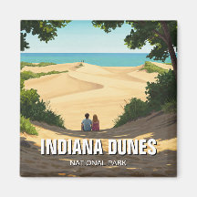 Indiana Dunes National Park Travel Couple