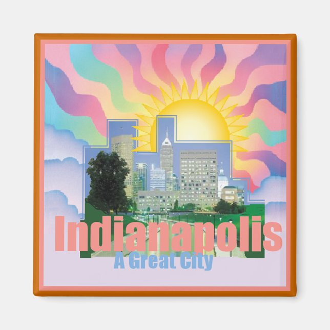 Aimant INDIANAPOLIS (Devant)