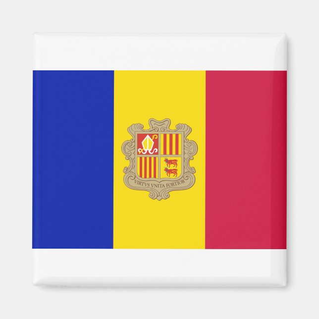 Aimant Indicateur Andorre (Devant)