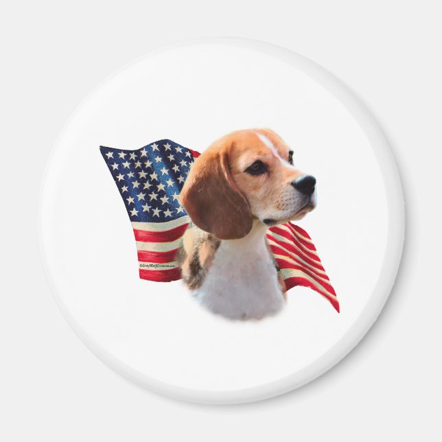 Aimant Indicateur beagle (Devant)