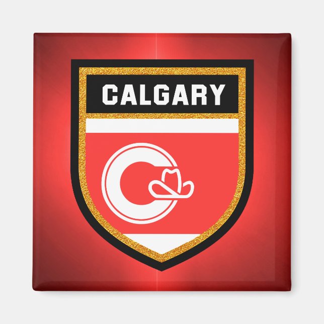 Aimant Indicateur Calgary (Devant)