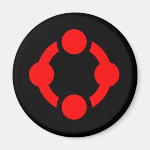 Aimant Indicateur de la fierté de créneau (noir)