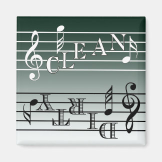 Aimant Indicateur de lave-vaisselle de musique