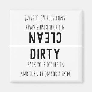 Aimant Indicateur de lave-vaisselle (propre ou sale)