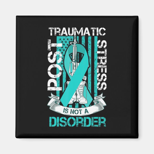 Aimant Indicateur De Stress Traumatique turquoise Post-Ru (Devant)