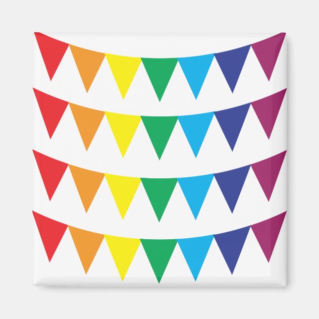 Aimant indicateur Rainbow LGBT (Devant)