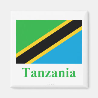 Aimant Indicateur Tanzanie avec nom