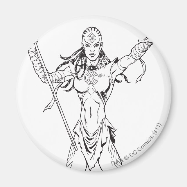 Aimant Indigo Tribe 6 (Devant)