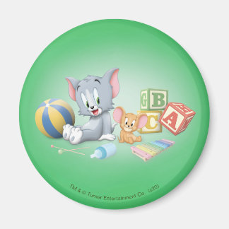 Aimant Infant Tom and Jerry Playing With Toys
