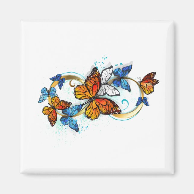 Aimant Infinity of Monarch Butterflies (Devant)