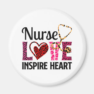 Aimant Infirmière Amour Inspirer Coeur - Motivationnel Pa