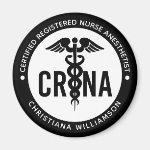 Aimant Infirmière anesthésiste certifiée CRNA personnalis