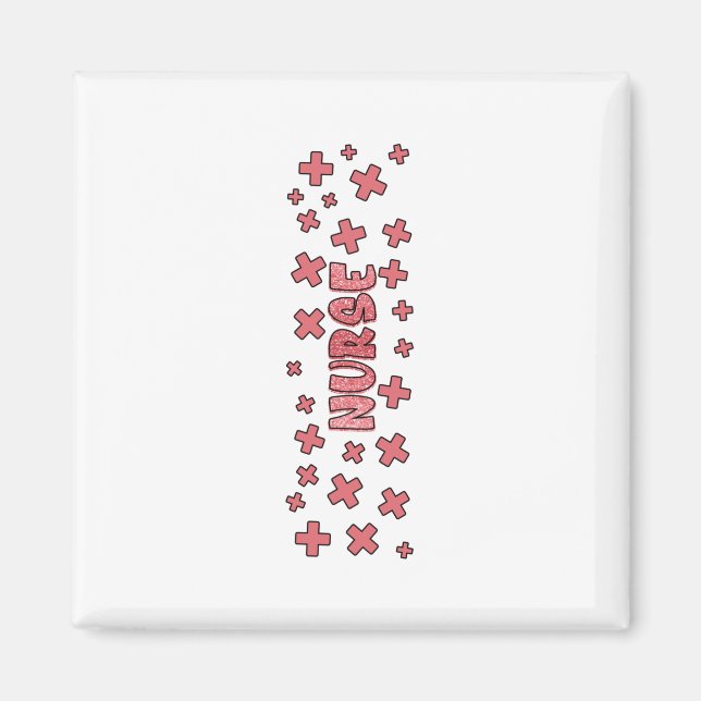 Aimant Infirmière Cadeau Infirmière Pen Envelopper Bund (Devant)