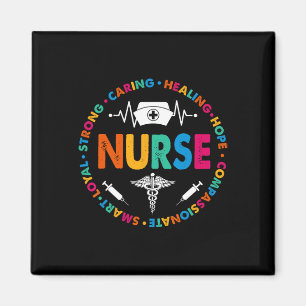 Aimant Infirmière Chemise Drôle Infirmière Infirmière Rn 