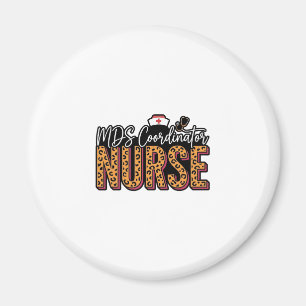 Aimant Infirmière coordinatrice MDS Design de chemise vin