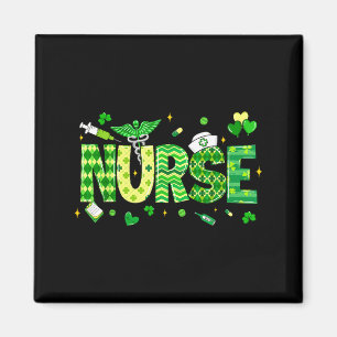 Aimant Infirmière Coquette Irlandaise Stéthoscope Chiffon