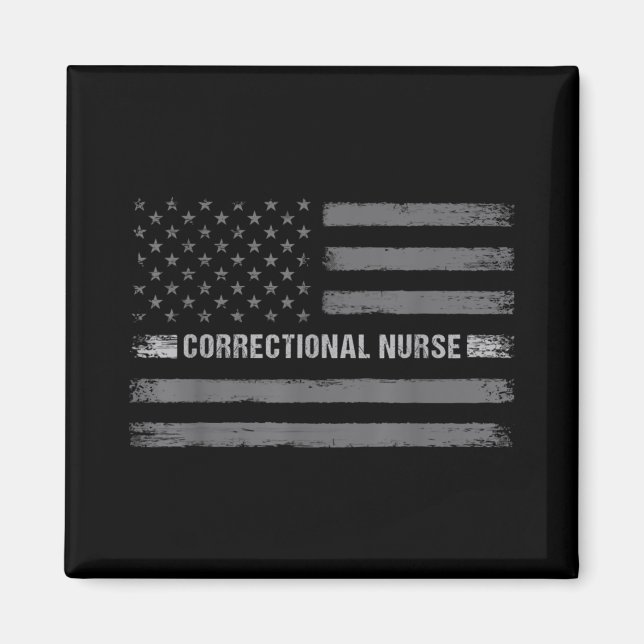 Aimant Infirmière correctionnelle États-Unis Indicateur S (Devant)