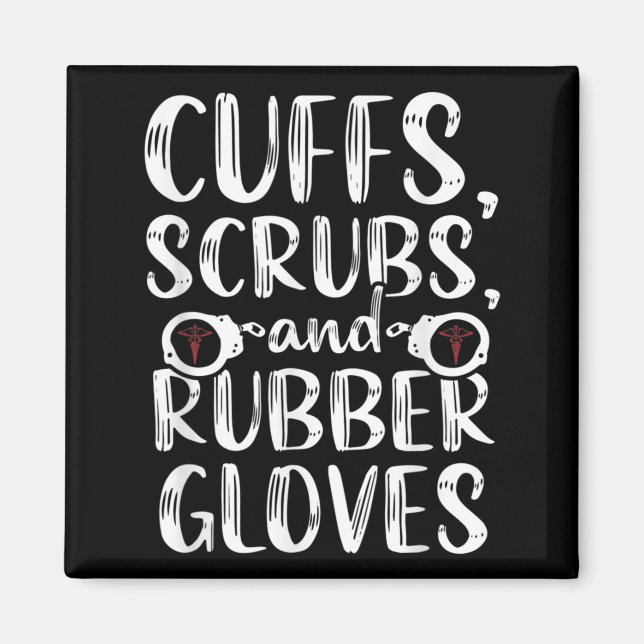 Aimant Infirmière correctionnelle RN Prison Infirmière Mé (Devant)